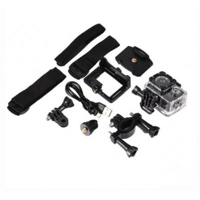 Super Extreme Αδιάβροχη Κάμερα Δράσης FHD 1080p 2.0in - Action Camera με Πλήρη Αξεσουάρ