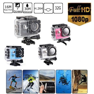Super Extreme Αδιάβροχη Κάμερα Δράσης FHD 1080p 2.0in - Action Camera με Πλήρη Αξεσουάρ