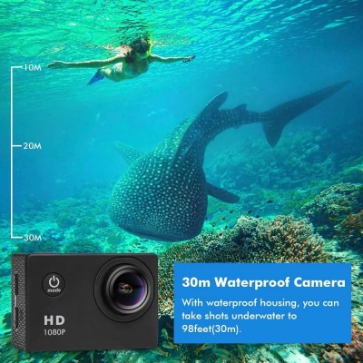Super Extreme Αδιάβροχη Κάμερα Δράσης FHD 1080p 2.0in - Action Camera με Πλήρη Αξεσουάρ