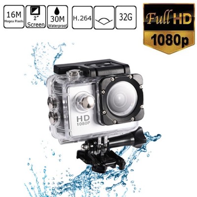Super Extreme Αδιάβροχη Κάμερα Δράσης FHD 1080p 2.0in - Action Camera με Πλήρη Αξεσουάρ