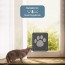 Πορτάκι Γάτας & Μικρών Σκύλων για Σίτα Αντικουνουπική με Κλειδαριά & Μαγνητική Σταθεροποίηση - Αυτόματη Πόρτα Flap Κατοικιδίων