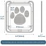 Πορτάκι Γάτας & Μικρών Σκύλων για Σίτα Αντικουνουπική με Κλειδαριά & Μαγνητική Σταθεροποίηση - Αυτόματη Πόρτα Flap Κατοικιδίων