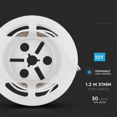 Σετ Led Ταινία  με Αισθητήρα Κίνησης για Κρεβάτι 12V 3W 30led Warm White 3000K