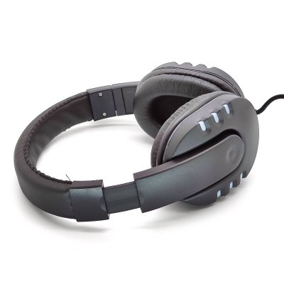 EZRA Gaming LED Ακουστικά Κεφαλής On Ear USB με Μικρόφωνο - Wired Headset Headphones
