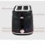 Φρυγανιέρα 2 Θέσεων 650W Inox Hoomei HM-5918  Με 6 Επίπεδα Ψησίματος