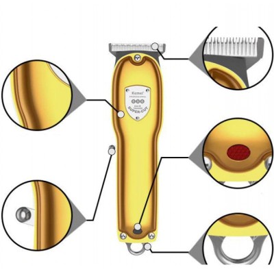 Kemei KM-1986Z+PG Επαγγελματική Κουρευτική Μηχανή 5W Επαναφορτιζόμενη Ρυθμιζόμενου Μήκους Κοπής με Ψηφιακή Ένδειξη - Professional Hair Trimmer