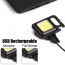 Επαναφορτιζόμενο Αδιάβροχο Μπρελόκ Πολυεργαλείο με Φακό LED COB, Ανοιχτήρι, Ισχυρό Μαγνήτη, Κλιπ Καραμπίνερ, 4 Λειτουργίες Φωτισμού & USB