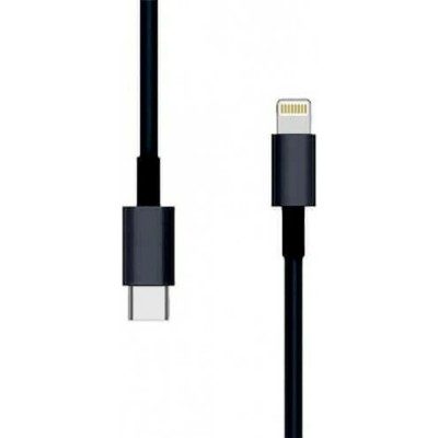 Awei CL-68 USB 2.0 Cable USB-C male - Lightning Μαύρο 1m