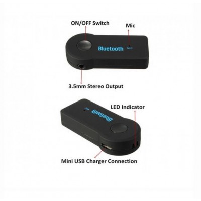 3 σε 1 Bluetooth Αναμεταδότης Αυτοκινήτου FM Transmitter, Hands-Free & Φορτιστής Αναπτήρα με RGB Φωτισμό