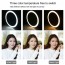 Φωτογραφικό Φωτιστικό Δαχτυλίδι LED 26cm USB με Ρυθμιζόμενο Θερμό & Ψυχρό Φωτισμό - Dimmer - Τρίποδο & 3 Βάσεις Στήριξης Κινητού - Ring Light Lamp