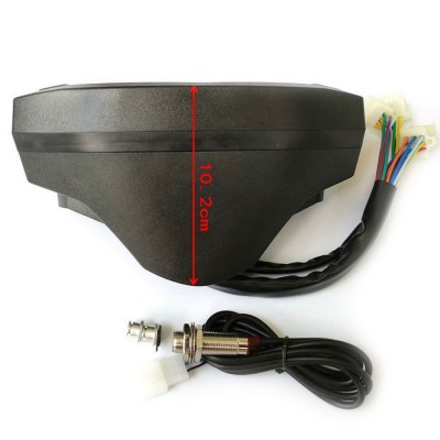 Universal Ψηφιακό LED Στροφόμετρο 1000r/min για Μοτοσυκλέτες με 1-2-4 Κυλίνδρους