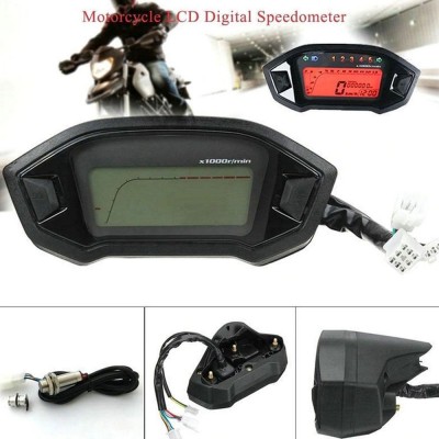 Universal Ψηφιακό LED Στροφόμετρο 1000r/min για Μοτοσυκλέτες με 1-2-4 Κυλίνδρους