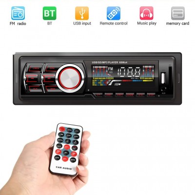FONY MP3 Player Ηχοσύστημα Αυτοκινήτου Universal 1DIN Bluetooth με Μικρόφωνο - Ραδιόφωνο - USB - AUX - SD με Τηλεχειριστήριο & Αποσπώμενη Πρόσοψη