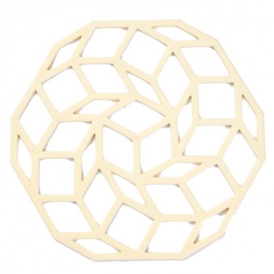 Αντιολισθητικά Σουπλά Σιλικόνης - Θερμοπροστασίας σε Σχέδιο Origami 12.8 x 13.3cm