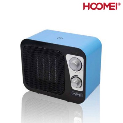 1800W Hoomei Κεραμικό Αερόθερμο Δαπέδου με Ρυθμιζόμενο Θερμοστάτη & 2 Βαθμίδες Θέρμανσης - Μπλε