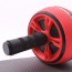 Όργανο Εκγύμνασης - Ρόδα Κοιλιακών με Στρώμα για τα Γόνατα - Luxury Belly Wheel - Κόκκινο