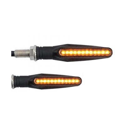 Ευλύγιστο Φλας Μοτοσυκλέτας 12smd LED 2τμχ - Motorcycle Turn Signal