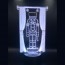 Τηλεχειριζόμενο Τρισδιάστατο LED Φωτιστικό Καρυοθραύστης με 7 Χρωματισμούς - 3D Desk Lamp Nutcracker