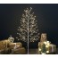 Εντυπωσιακό Τεχνητό Χριστουγεννιάτικο Φωτιζόμενο Δέντρο 150εκ με Λευκά - Χιονισμένα Κλαδιά & Θερμό Led Φωτισμό
