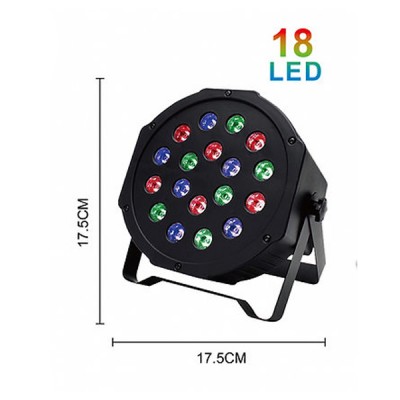 Προβολέας RGB - Φωτορυθμικό DJ 18xLed ARRANGO AQW76585