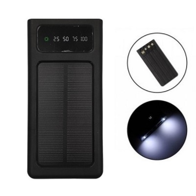 Awei 4 σε 1 Power Bank - Φορητή Μπαταρία Φορτιστής 20000mAh με 4 Ενσωματωμένα Καλώδια Εξόδους Lightning, Type-C, MicroUSB, USB & LED Ένδειξη Μπαταρίας