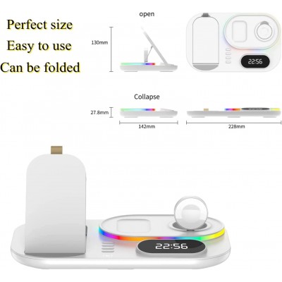 3 ΣΕ 1 Βάση για Ασύρματη Φόρτιση Andowl AN-Q-L025-Wireless Charging Pad-Qi