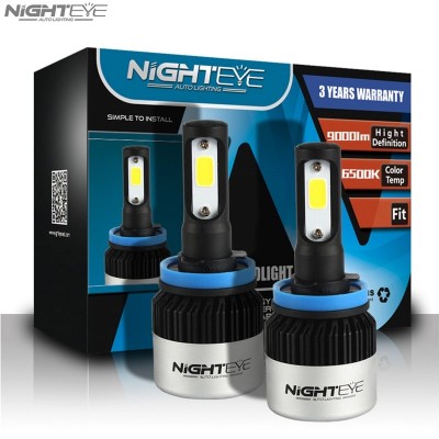 H11 2x Nighteye Λαμπτήρες LED Φώτα Πορείας 12/24V 2x36W 6500k IP68 Α315 S2 9000Lm