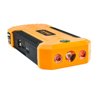 DINGQI Jump Starter 12V & Power Bank 12.000mAh Εκκινητής Μπαταρίας Αυτοκινήτου με Φακό, Κροκοδειλάκια, Καλώδια Φόρτισης, Πυξίδα & Βαλιτσάκι Μεταφοράς