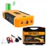 DINGQI Jump Starter 12V & Power Bank 12.000mAh Εκκινητής Μπαταρίας Αυτοκινήτου με Φακό, Κροκοδειλάκια, Καλώδια Φόρτισης, Πυξίδα & Βαλιτσάκι Μεταφοράς