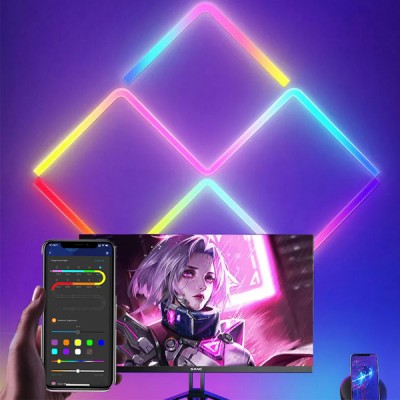 Επιτοίχιο LED RGB Φωτιστικό Λωρίδα Dimmable με Bluetooth App Εφαρμογή