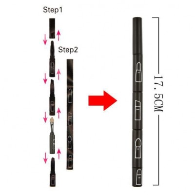 Σετ 4 σε 1 Πινέλα Μακιγιάζ - 4 in 1 Makeup Brush