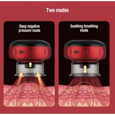 Επαναφορτιζόμενη Ηλεκτρική Βεντούζα - Inteligent Breathing Cupping Massage Instrument