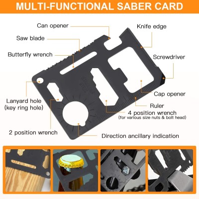 19 σε 1 Σετ Επιβίωσης & Κιτ Έκτακτης Ανάγκης με Ιατρικές Προμήθειες, Σπινθηριστή, Εργαλεία, Μαχαίρι, Πυξίδα, Πριόνι, Ψαρικά, Φακό LED, Κουζινικά & Θερμική Κουβέρτα  20.5x12x8εκ