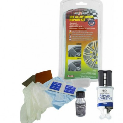 Maxeedc Κιτ Επισκευής Ζάντας Αλουμινίου Ασημί – DIY Alloy Wheel Repair Kit