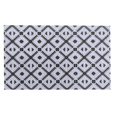 Πατάκι - Χαλάκι Eξώπορτας Γκρι Ρόμβοι 40x60cm