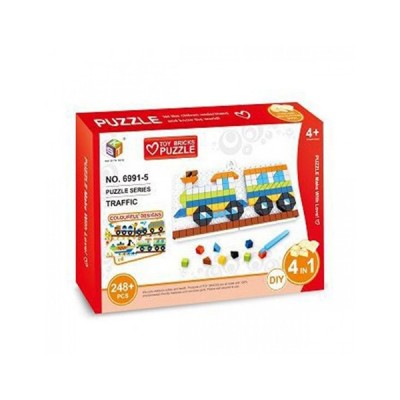 4 σε 1 3D Παζλ DIY Τraffic 248 Κομμάτια 4+ ετών