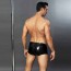 Αντρικό Σέξυ Εσώρουχο με Δαντέλα - Men's Sexy Boxer Leather