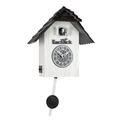Ξύλινο Ρολόι Κούκος με Εκκρεμές Τοίχου ή Επιτραπέζιο 24cm