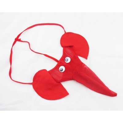 Σεξυ Αντρικό Εσώρουχο Ελέφαντας - Sexy Men's Lingerie Elephant G-String Red