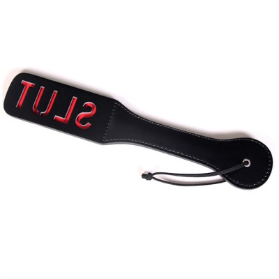 Δερμάτινο Κουπί Spanking Slut - Paddle BDSM Toy