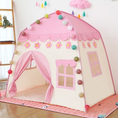 Παιδική Σκηνή Pop-Up Σπιτάκι με Κουρτίνες και Παράθυρα για 3+ Eτών